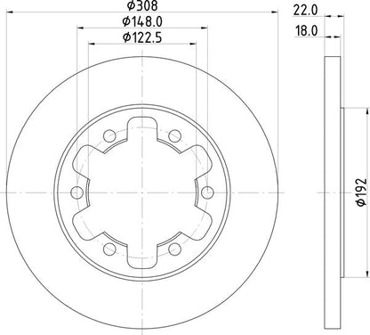 Mintex MDC2698 Brake Disc