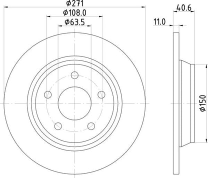 Mintex MDC2867C Brake Disc