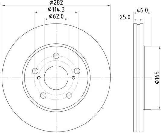 Mintex MDC2962C Brake Disc
