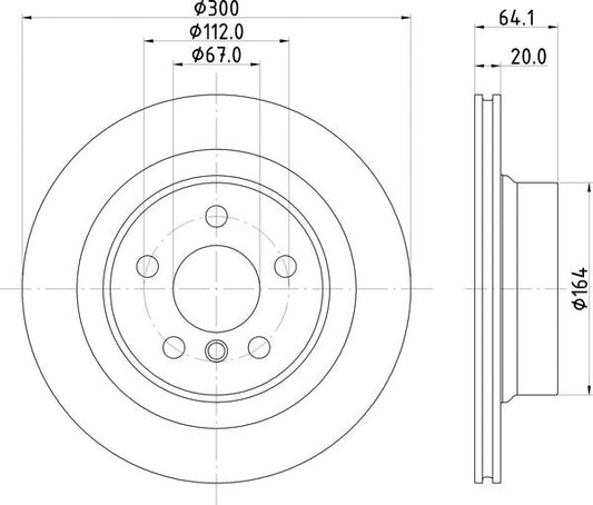 Mintex MDC3009C Brake Disc
