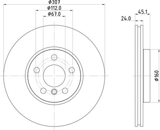 Mintex MDC3179C Brake Disc