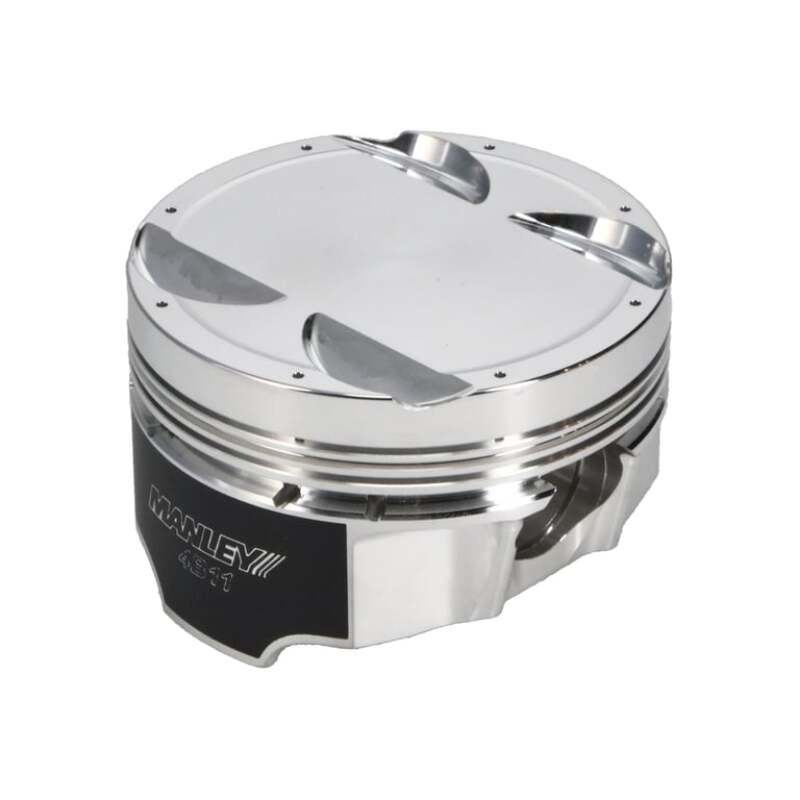Manley Performance Manley Mitsubishi 4B11 86.5mm Bore 10.0:1 CR -3.5cc Dish Turbo Tuff Piston Set w/ Rings