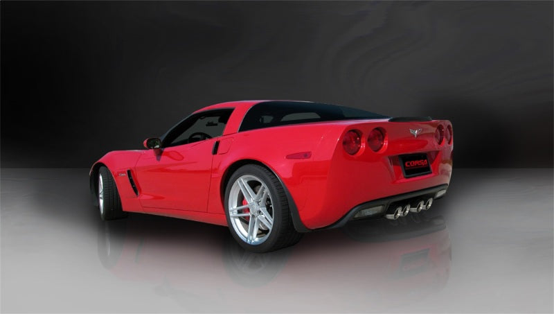 CORSA Performance Corsa 2006-2013 Chevrolet Corvette C6 Z06 7.0L V8 Polished Sport Axle-Back Exhaust