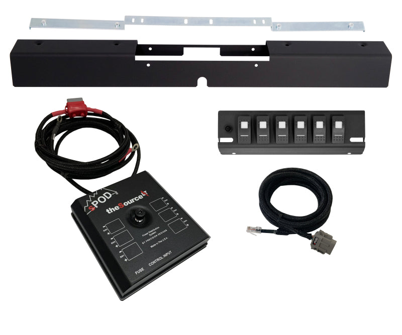 sPOD 97-02 Jeep Wrangler TJ/LJ SourceLT w/Green LED Switches