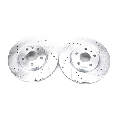 PowerStop Power Stop 2010 Buick Allure Front Evolution Drilled & Slotted Rotors - Pair