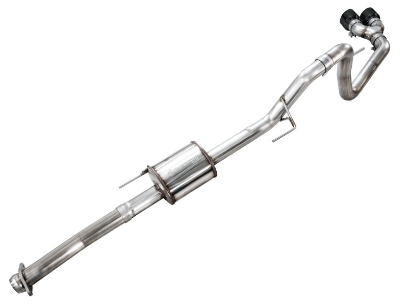 AWE Tuning AWE 21-25 Ford F150 (14th Gen Reg Cab) Cat-Back Exhaust - 4.5in Dual Side Exit Diamond Black Tips