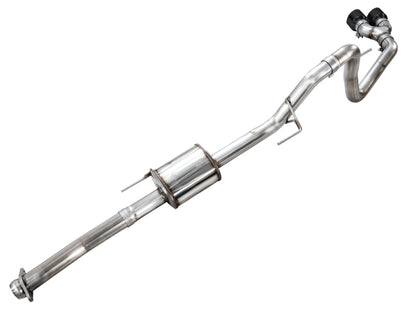 AWE Tuning AWE 21-25 Ford F150 (14th Gen Reg Cab) Cat-Back Exhaust - 4.5in Dual Side Exit Diamond Black Tips