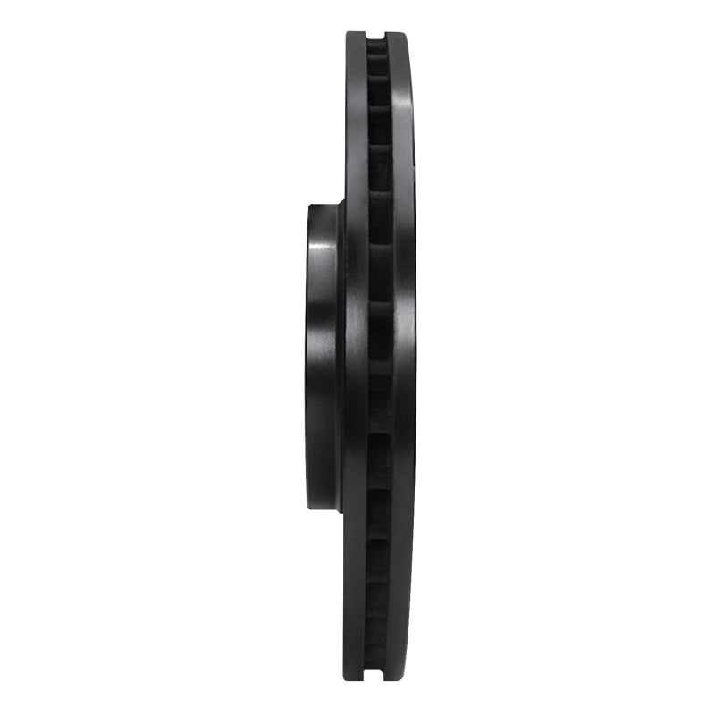 R1 Concepts R1 03-11 Cadillac BLS (Mexico) Front Left Drilled & Slotted Black Brake Rotor