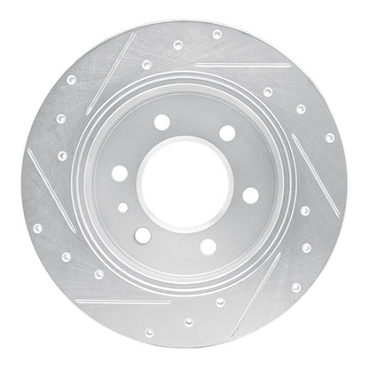 R1 Concepts R1 19-25 Freightliner SprintER 1500 Rear Right Drilled & Slotted Silver Brake Rotor