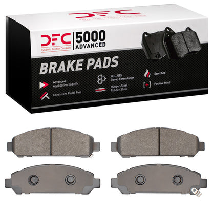 DFC 09-15 Toyota Venza Front 5000 Advanced Low Metallic Brake Pads