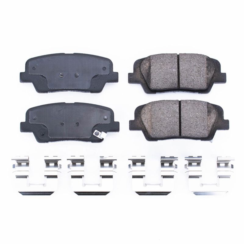 PowerStop Power Stop 18-19 Genesis G80 Rear Z17 Evolution Ceramic Brake Pads w/Hardware