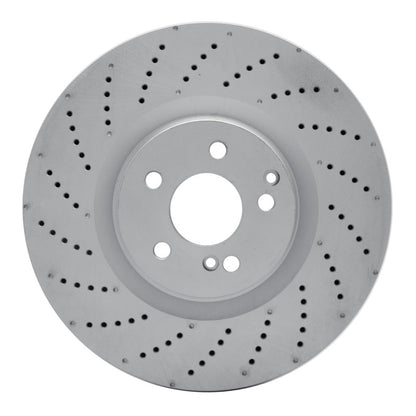 DFC 08-21 Mercedes-Benz C63 AMG Front Drilled GeoSPEC Coated Rotor