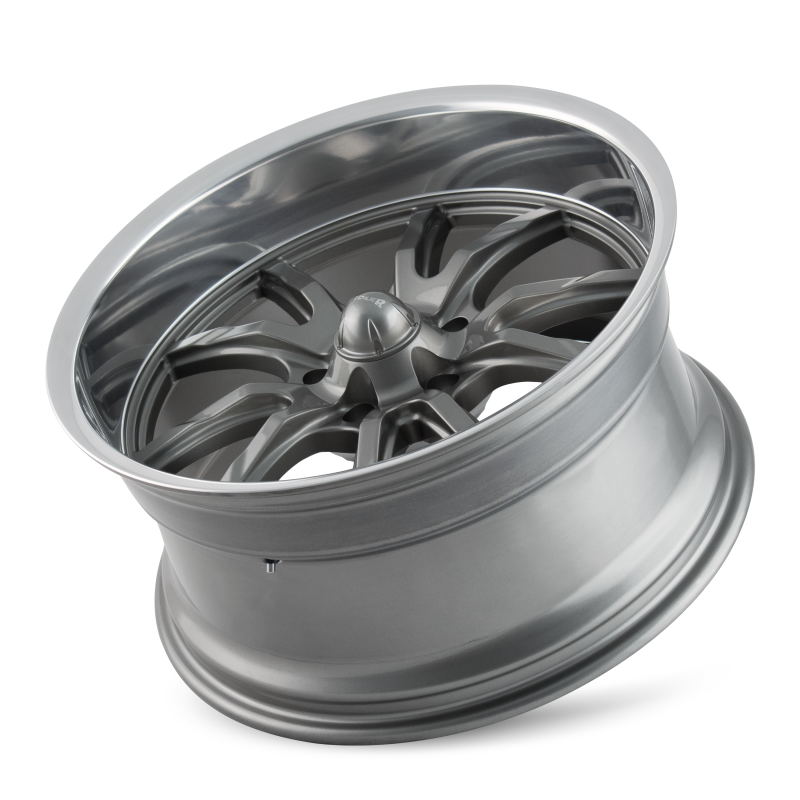 Ridler Wheels Ridler 650 18x8 / 5x114.3 BP / 0mm Offset / 83.82mm Hub Gloss Grey Polished Wheel