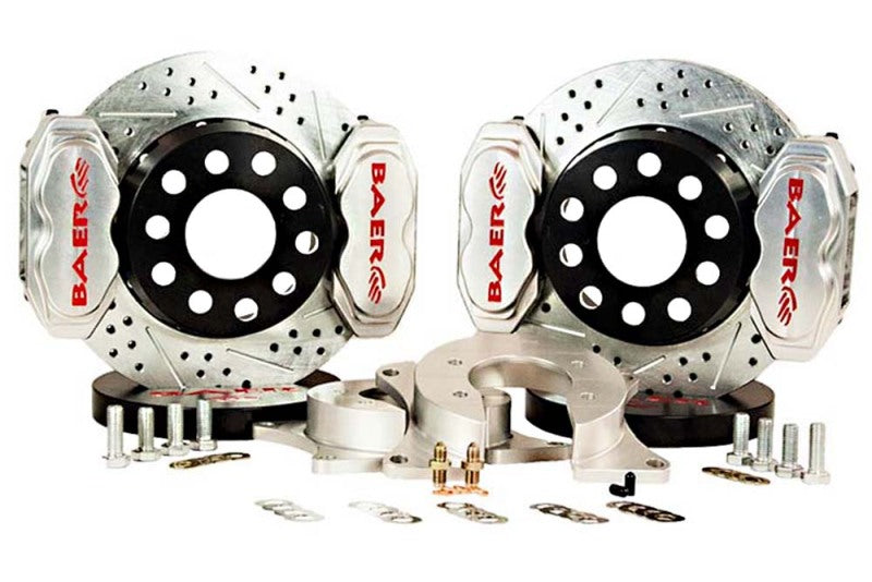 Baer Brakes GM SP 10/12 Bolt Bearing on Axle HE 11in SS4+ Dual DS Rear SDZ Brake Kit - Clear