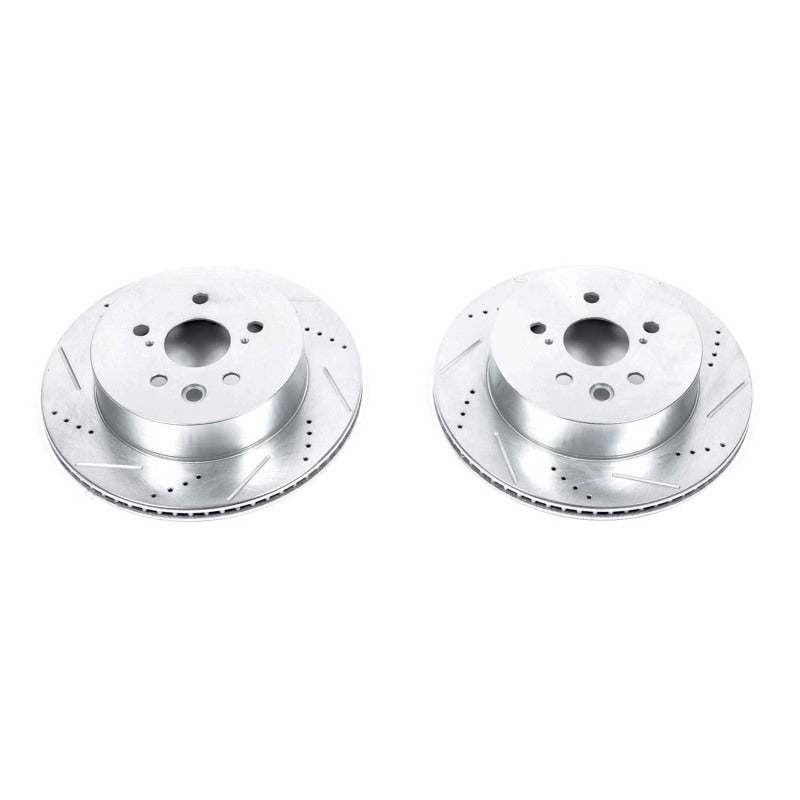 PowerStop Power Stop 2006 Lexus GS300 Rear Evolution Drilled & Slotted Rotors - Pair