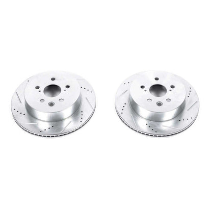 PowerStop Power Stop 2006 Lexus GS300 Rear Evolution Drilled & Slotted Rotors - Pair
