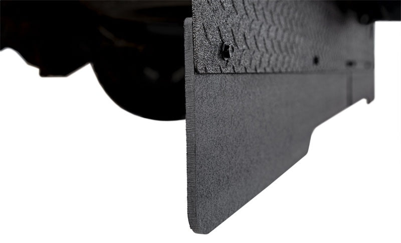 Access Rockstar 2023+ Ford F-250/350 Full Width Tow Flap/w Heat Shield & adj Rubber - Black Diamond