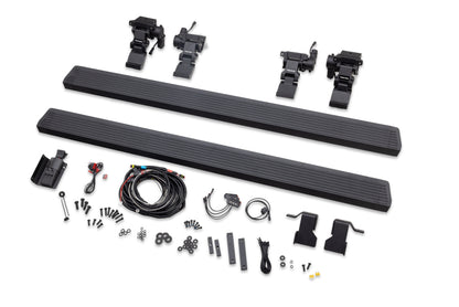 Go Rhino RealTruck 18-24 Jeep Wrangler 4dr VoltStep Electric Running Board Kit (Drilling Req.) - Tex. Blk