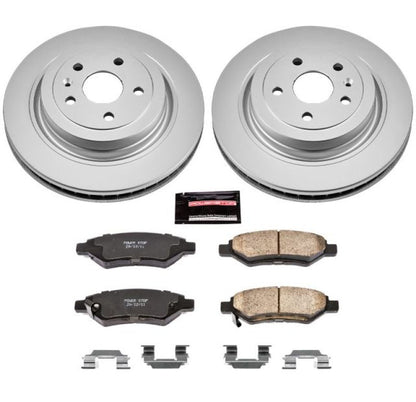 PowerStop Power Stop 08-14 Cadillac CTS Rear Z17 Evolution Geomet Coated Brake Kit