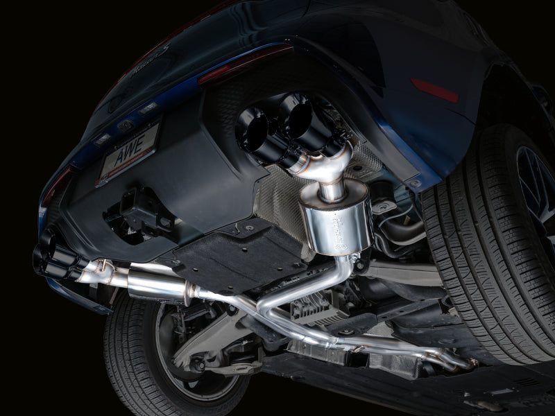 AWE Tuning 19-21 Porsche Macan 3.0T/2.9TT Touring Edition Cat-Back Exhaust w/ Diamond Black Tips