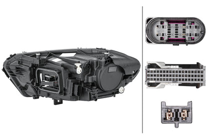 Hella 19-20 Mercedes-Benz A Class Headlamp Rh Led Static