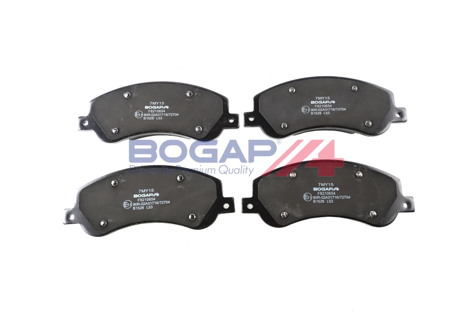 BOGAP F8210654 Brake Pad Set, Disc Brake