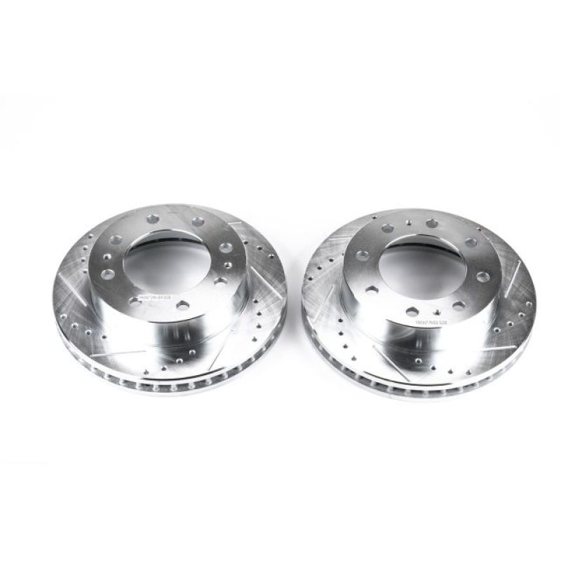 PowerStop Power Stop 02-04 Chevrolet Avalanche 2500 Front Evolution Drilled & Slotted Rotors - Pair
