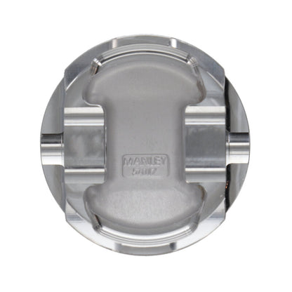 Manley Performance Manley Mitsubishi 2.0L 4B11T Piston Set - 86.00mm Bore 1.155in CH, -3.50 CC