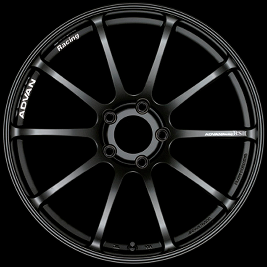 Advan RSII 17x9.0 / +29 Offset / 5x98 / 58mm Bore / Semi Gloss Black