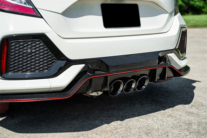 CORSA Performance Corsa 2017-2021 Honda Civic Type R Xtreme Cat-Back Tri Rear Exit with 4.5in Black Pro-Series Tips