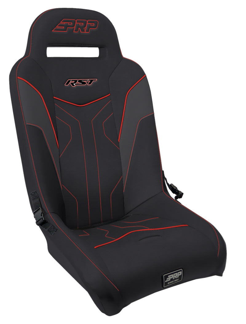 PRP Seats PRP RST Rear Suspension Seat- Black/Red