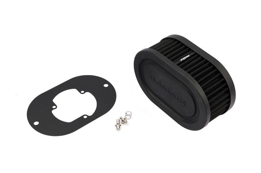 Ramair Pleated Carburettor Air Filter Baseplate to fit Pierburg 2B2, 2B4, 2B5 - 65mm