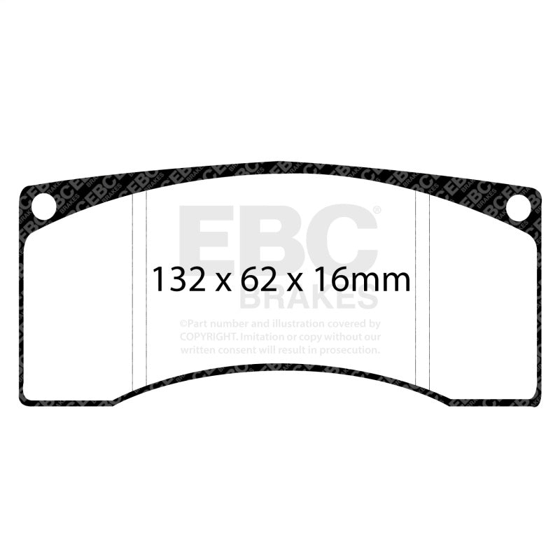 EBC Racing 19-22 Porsche 911 GT3 R (991/991.2/996/997) SR-21 Sintered Race Rear Brake Pads
