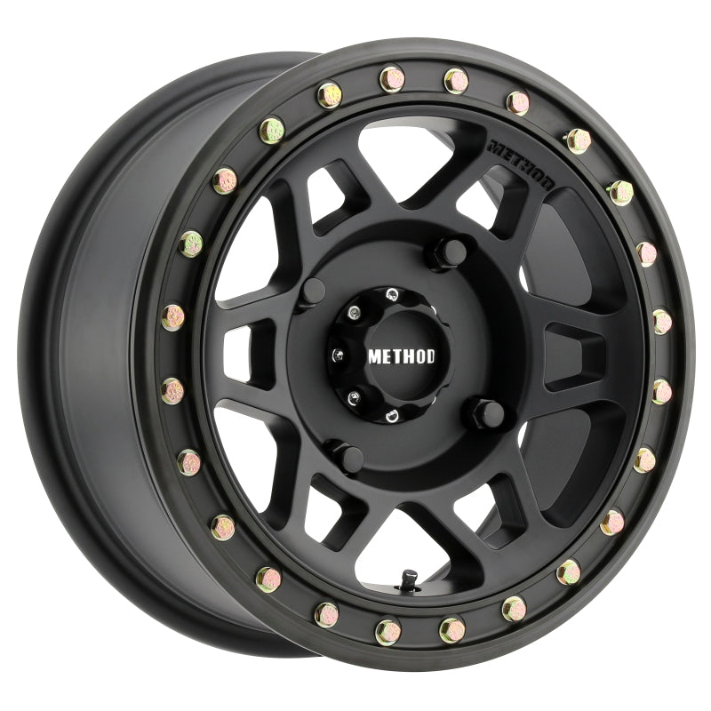 Method Wheels Method MR405 UTV Beadlock 15x7 / 5+2/38mm Offset / 4x136 / 106mm CB Matte Black Wheel