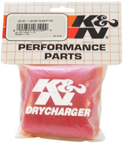 K&N Engineering K&N Red Drycharger 5.25in x 3in Round Tapered Air Filter Wrap