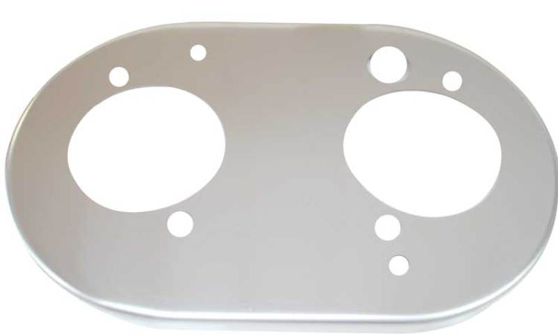 K&N Engineering K&N Universal Custom Air Filter - Oval Shape 2in Neck Flange / 5.25in ID / 2.5in Height - Red