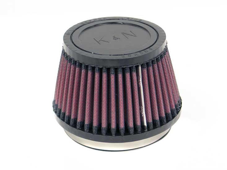 K&N Engineering K&N Filter Universal Rubber Filter 3 1/2 inch Flange 4 5/8 inch Base 3 1/2 inch Top 3 inch Height