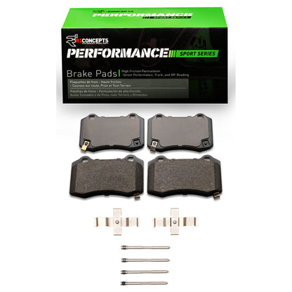 R1 Concepts R1 10-16 Hyundai Genesis Coupe Rear Performance Sport Pads & Hardware Kit