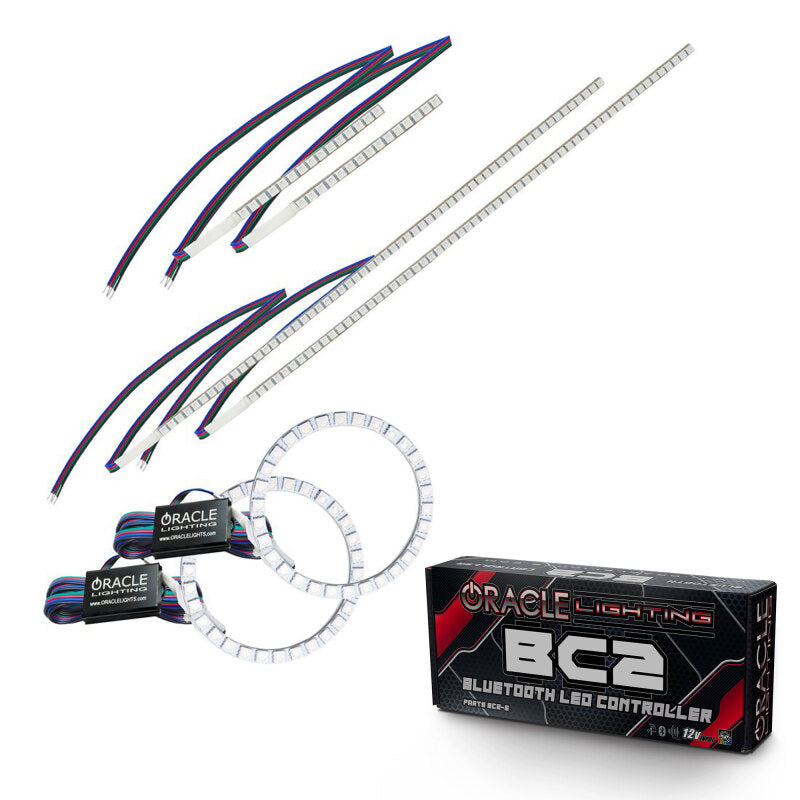 ORACLE Lighting Oracle 16-18 Honda Pilot DRL Upgrade w/ Halo Kit - ColorSHIFT w/ BC1 Controller