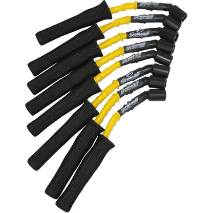 Granatelli Motor Sports Granatelli 14-23 GM LT1 6.2L Hi-Perf Coil-Near-Plug Ignition Wire Conn Kit w/Ylw Jacket/Blk Sleeve