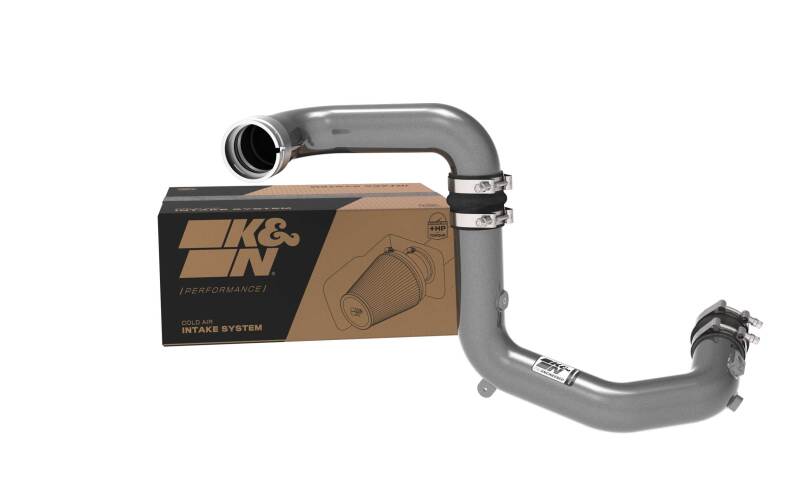 K&N Engineering K&N 2023 Ford Bronco Raptor 3.0L V6 Aluminum Charge Pipe Kit - Gunmetal Gray