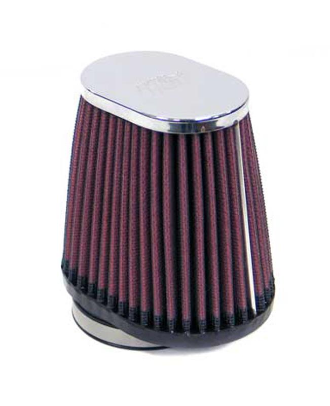 K&N Engineering K&N Universal Clamp-On Air Filter 2-1/8in Flange 4in x 3in Base 3in x 2in Top 4in Length