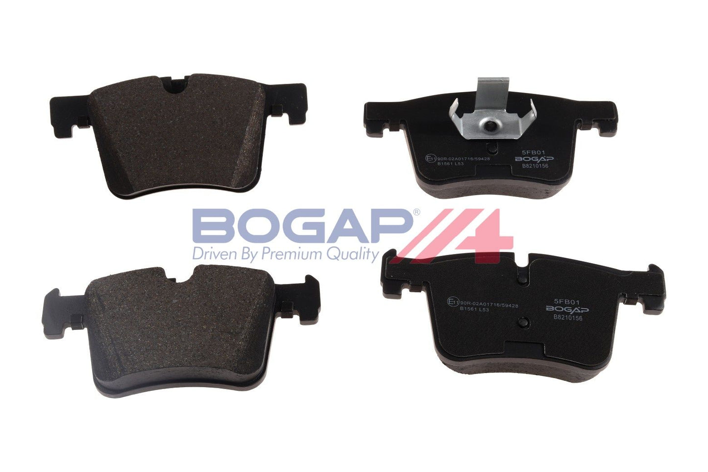 BOGAP B8210156 Brake Pad Set, Disc Brake