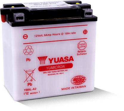 Yuasa Battery Yuasa YB9L-A2 Yumicron 12-Volt Battery