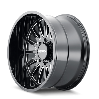 Mayhem 8114 Utopia 20x9 / 6x139.7 BP / 0mm Offset / 106mm Hub Black w/ Milled Spokes Wheel