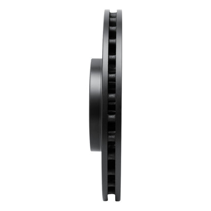 R1 Concepts R1 03-25 Subaru Impreza Front Right Drilled & Slotted Black Brake Rotor