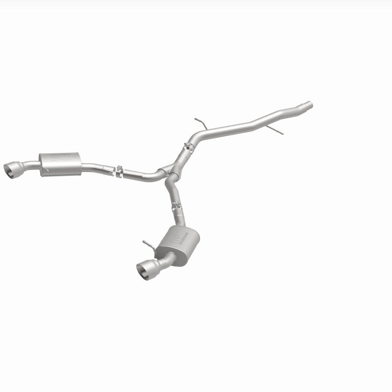 MagnaFlow 18-19 Audi A5 Dual Exit Polished Stainless CatBack Exhaust - 3in Main Piping Diameter
