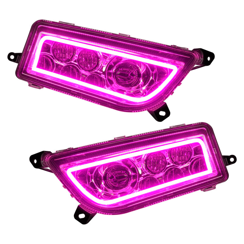 ORACLE Lighting Oracle 14-21 POLARIS RZR 1000 XP Headlight Halo Kit - ColorSHIFT