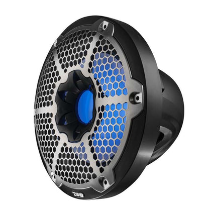 DS18 Subwoofer & Enclosure 10in 300 Watts RMS 4 ohm SVC Black w/ Covers