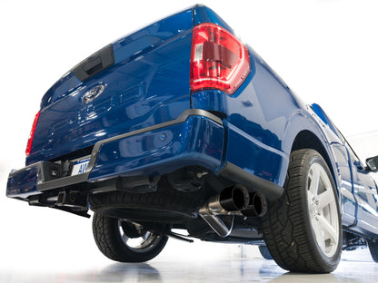 AWE Tuning AWE 21-25 Ford F150 (14th Gen Reg Cab) Cat-Back Exhaust - 4.5in Dual Side Exit Diamond Black Tips
